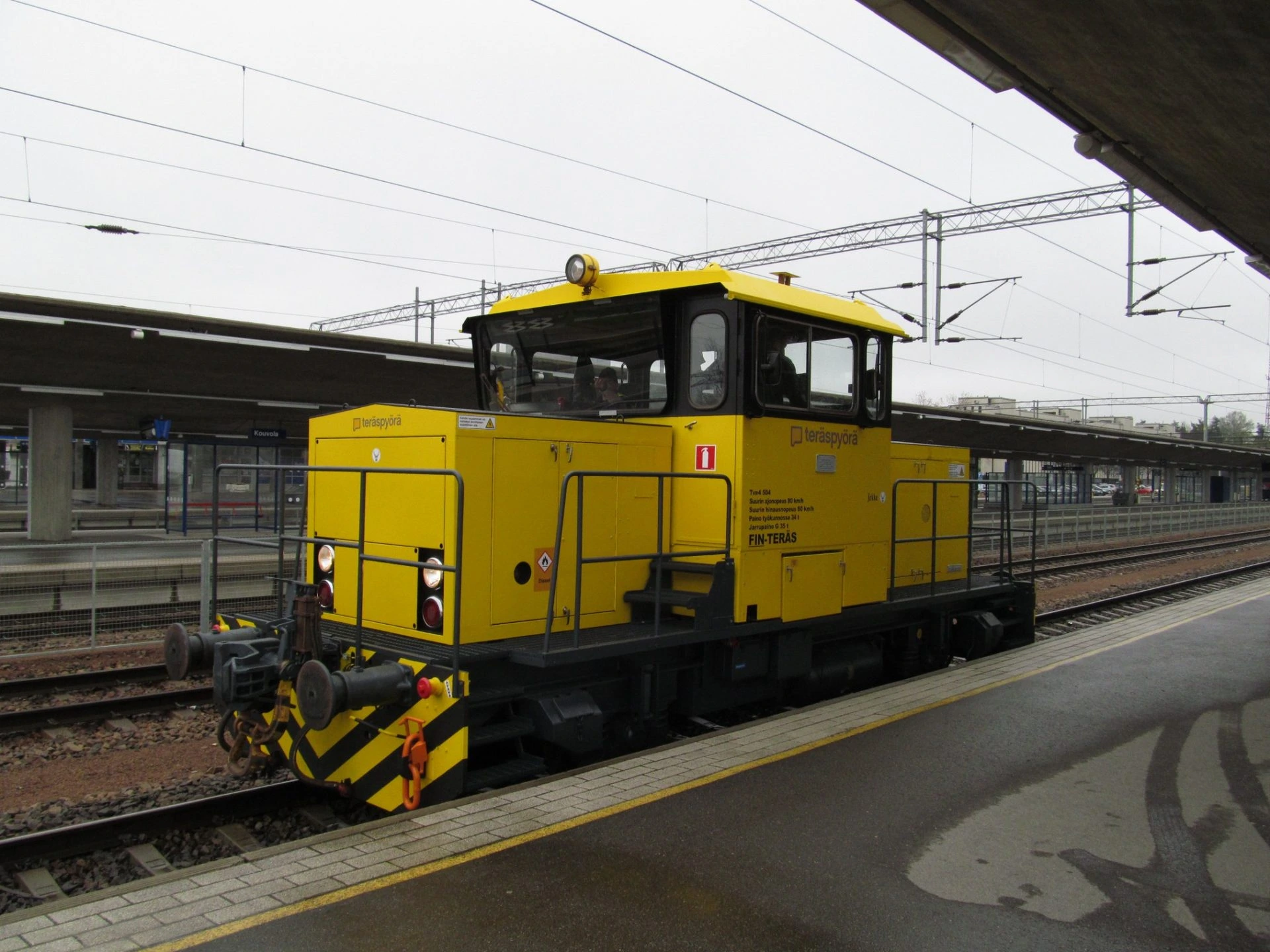 Tve4 rail maintenance locomotive for maintenance and light shunting